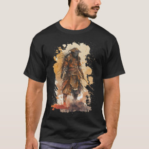 Bushido Retro Japan Samurai Vintage Swords Warrior T-Shirt