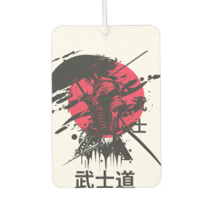 Bushido Spirit: Samurai Warrior Aesthetic  Car Air Freshener