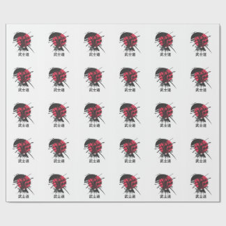 Bushido Spirit: Samurai Warrior Esthetic Wrapping Paper