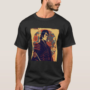 Bushido Vintage Samurai Japanese Warrior Retro Swo T-Shirt