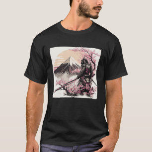 Bushido Vintage Samurai Japanese Warrior Retro Swo T-Shirt