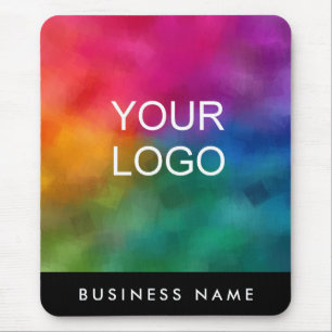 Business Add Your Company Logo Image Text Vertical Mouse Mat