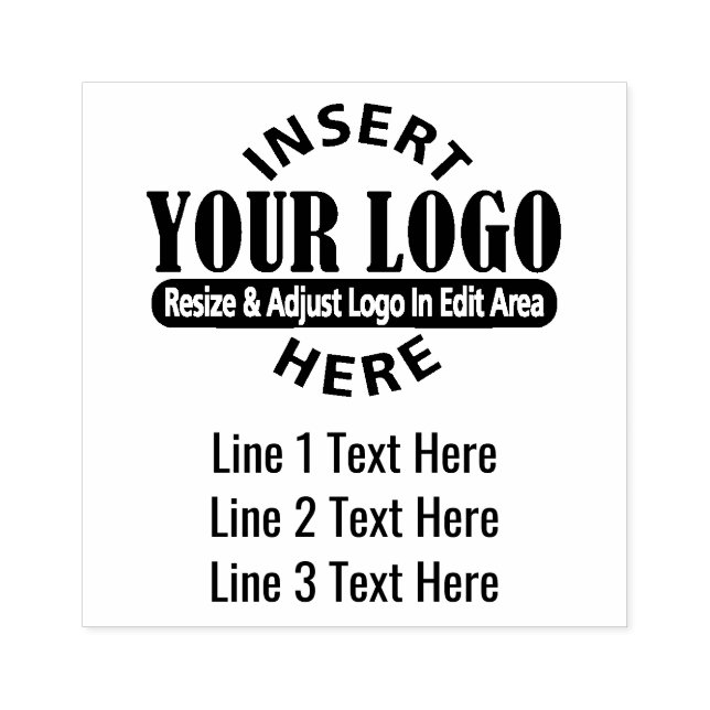 Business Address with 3 Lines of Text address Rubber Stamp (Imprint)