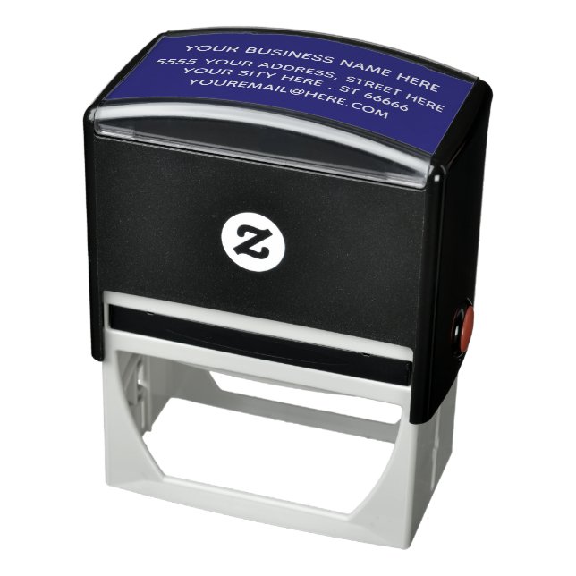 Business Address Your Company Personalised - Self-inking Stamp (Product)