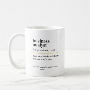 Business Analyst Definition Gift Coffee Mug