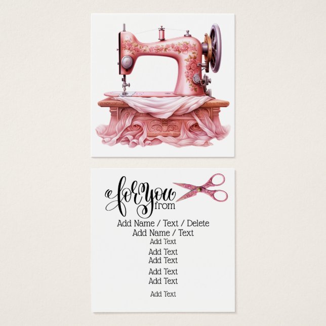 Business AND Enclosure Card / Tag (Front & Back)