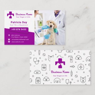 Business Animal pet   Simple  Business Card