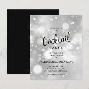 Business Anniversary Budget Invitations