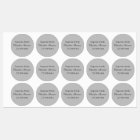 Business Artist Crafter Waterproof Circle Label