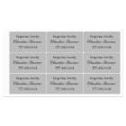 Business Artist Crafter Waterproof Circle Label