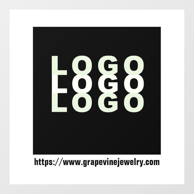 Business Artist Crafters Window Clings Decal (Sheet)