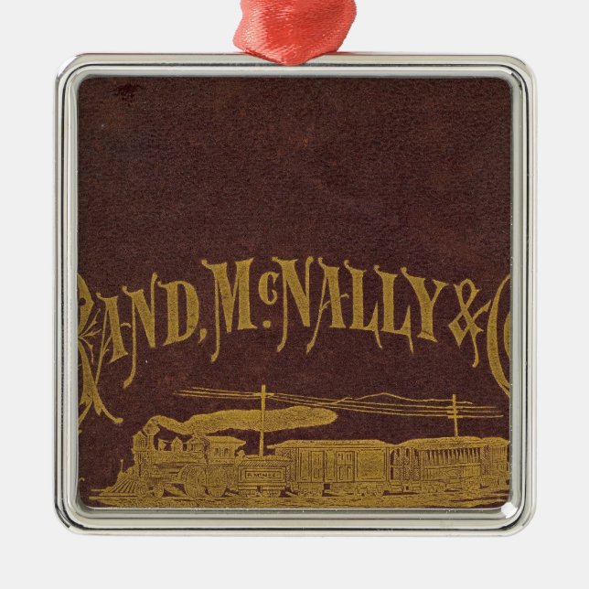Business atlas metal tree decoration (Front)