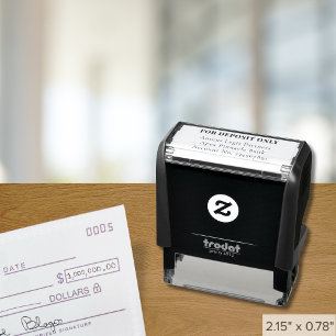 Business Bank Deposit Self-inking Stamp