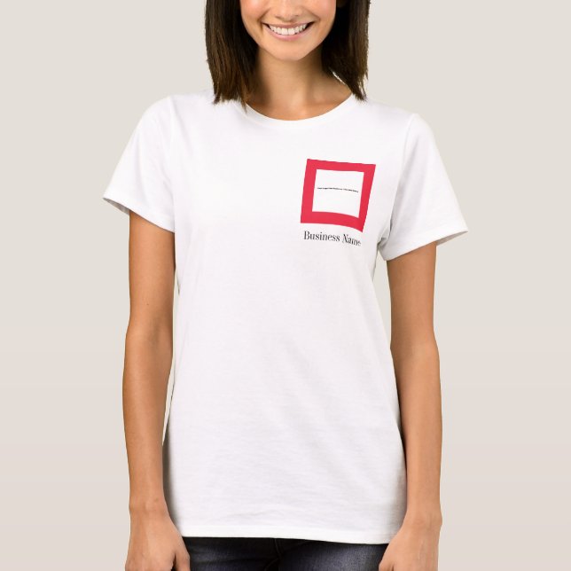 Business Basic T-Shirt Men's Women's (Front)