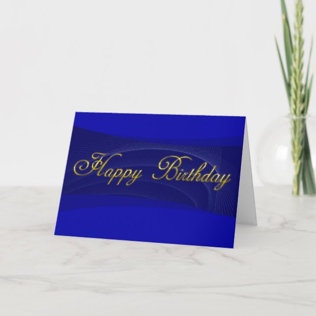 Business Birthday Card Happy Birthday (Front)