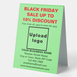 Business Black Friday Sale on Light Green