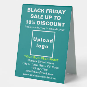 Business Black Friday Sale on Teal Green