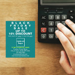 Business Black Friday Sale on Teal Green Flyer<br><div class="desc">Customisable flyer with Black Friday Sale, your business name and other information of your business, a marketing material that you can use to attract more customers. Customise it and distribute it to attract more customers to buy your products or clients to like your services. Design colours are white and yellow-green...</div>
