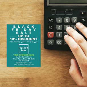 Business Black Friday Sale on Teal Green Flyer