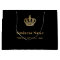 Business black gold royal crown