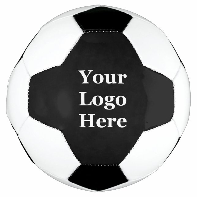 Business Black Your Logo Her Template Football (Front)