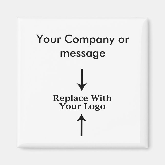 Business Blank Logo Template Magnet (Front)