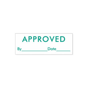 Business Bookkeeping APPROVED with Signature/Date Self-inking Stamp