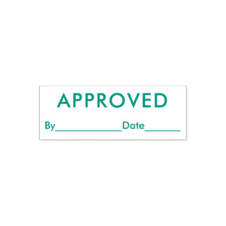 Business Bookkeeping APPROVED with Signature/Date Self-inking Stamp