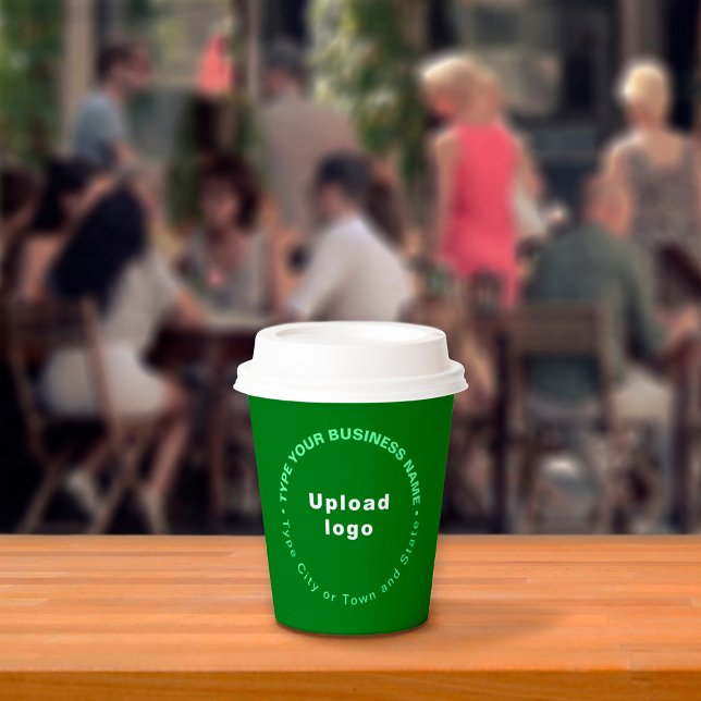 Business Brand Green Paper Cup (Creator Uploaded)