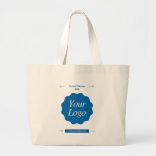 Business Brand Logo Custom Company Brand Large Tote Bag