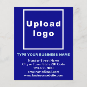 Business Brand Name on Blue Flyer