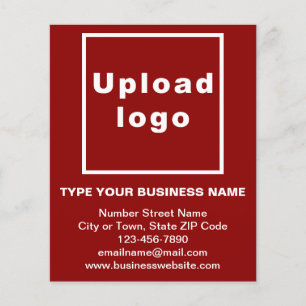 Business Brand Name on Red Flyer
