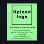 Business Brand on Light Green Paper Sheet<br><div class="desc">Paper sheet that you can customise and use it as a marketing material to advertise your business or promote your brand name to customers. Customise it and use it to build brand name awareness. Paper sheet colour is light green and font colour is dark green. To customise this paper sheet,...</div>