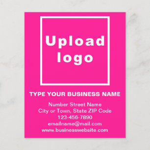 Business Brand on Pink Paper Sheet 