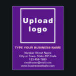 Business Brand on Purple Paper Sheet<br><div class="desc">Paper sheet that you can customise and use it as a marketing material to advertise your business or promote your brand name to customers. Customise it and use it to build brand name awareness. Paper sheet colour is purple and font colours are pink and white. To customise this paper sheet,...</div>