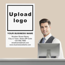 Business Brand on White Poster