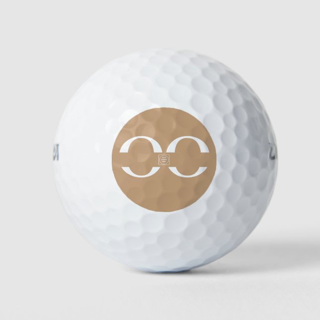 Business Branded Logo Custom Design Golf Balls (Front)