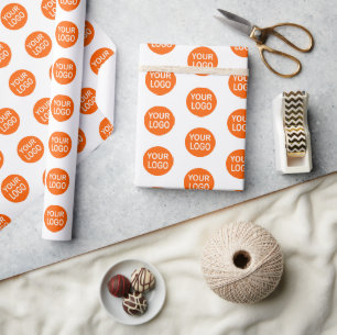 Business Branding Logo Template Wrapping Paper