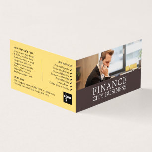 Business Call, Logo/Photo, Business & Finance Card