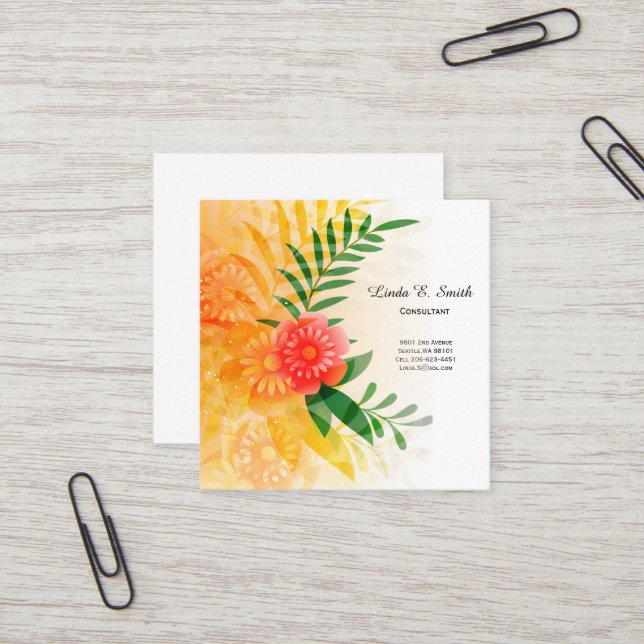 Business Calling Card  (Front/Back In Situ)