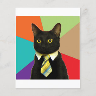 Business Car Advice Animal Meme Flyer