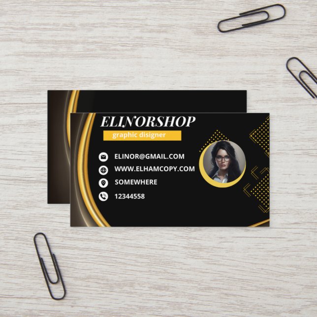 BUSINESS CARD (Front/Back In Situ)