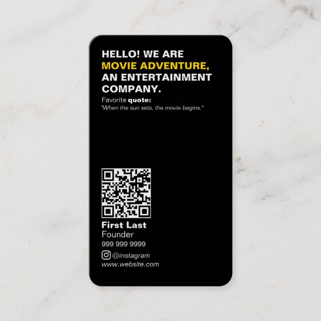 Business Card (Front)