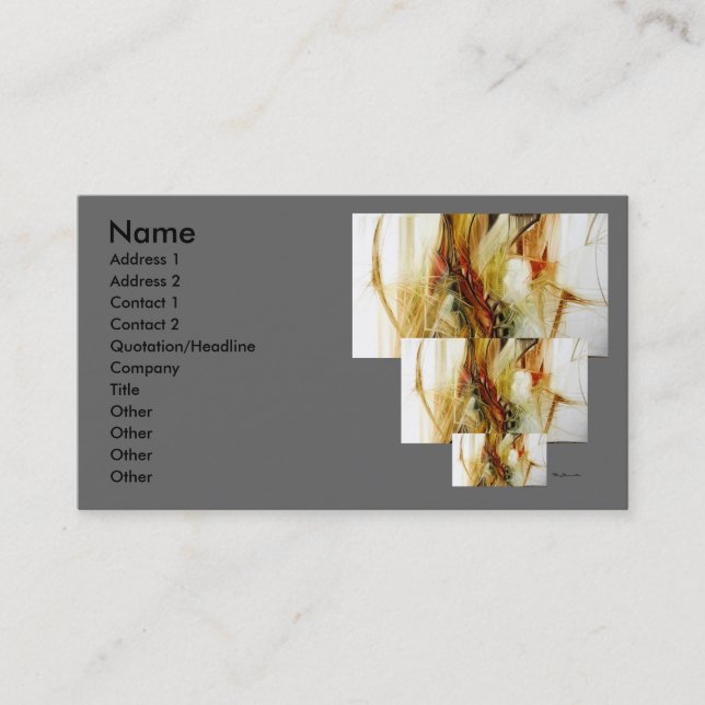 Business card (Front)