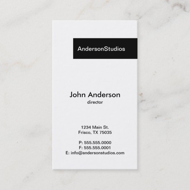 Business Card (Front)