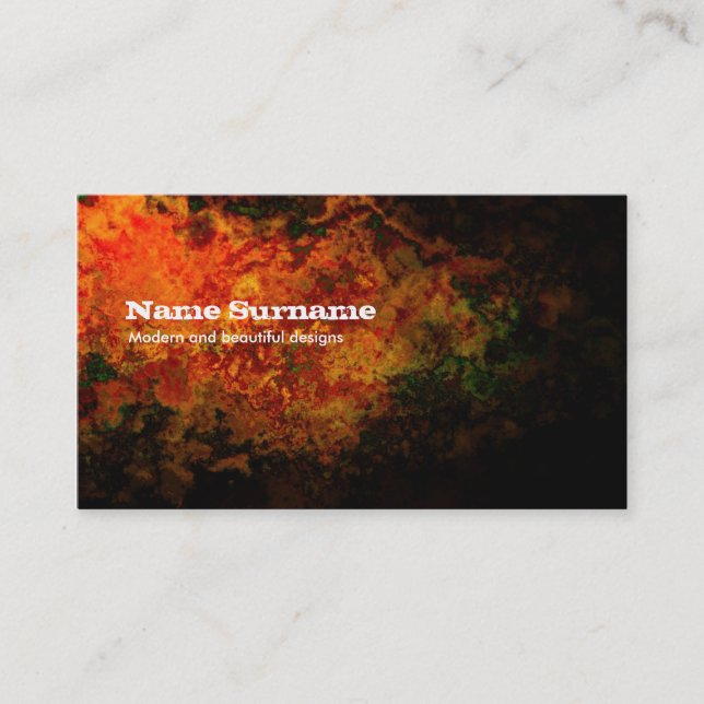 business card (Front)