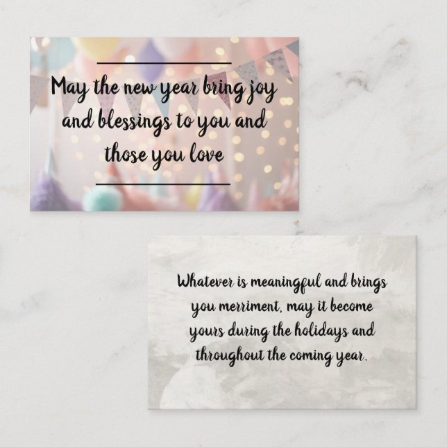 Business Card (Front/Back)