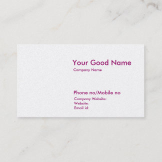 Business card