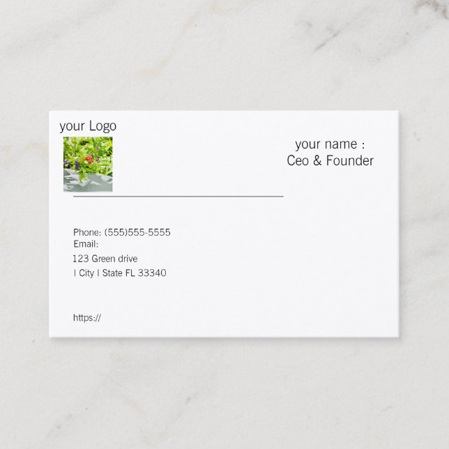 Business card  (Front)