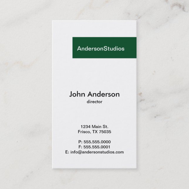 Business Card (Front)